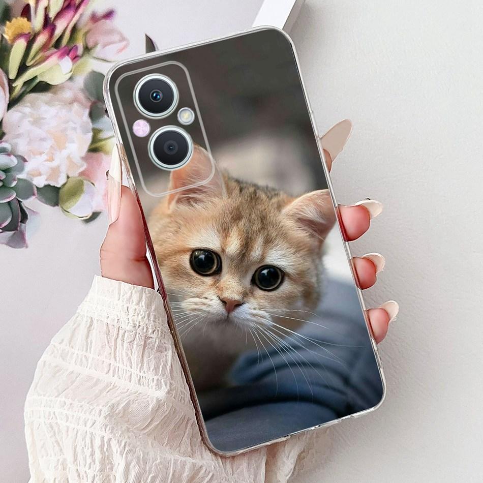 For OPPO Reno7 Z 5G / Reno8 Z 5G Elegant Floral Butterfly Phone Case For Oppo Reno 7Z 8Z 5G Soft Silicone TPU Cases