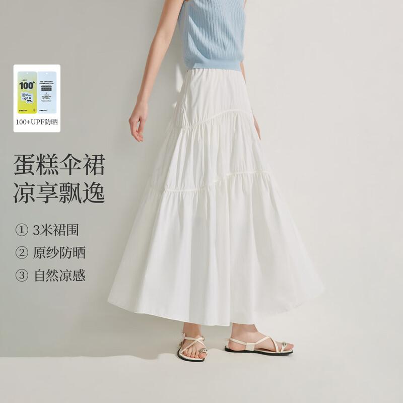 Inman A-Line Tiered Midi Skirt S