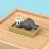 1:12 Dollhouse Mini Resin Table lamp TV Rocking Chair Stool Tea Set Furniture Kitchen Japanese Style Groceries Crafts Decor Toy