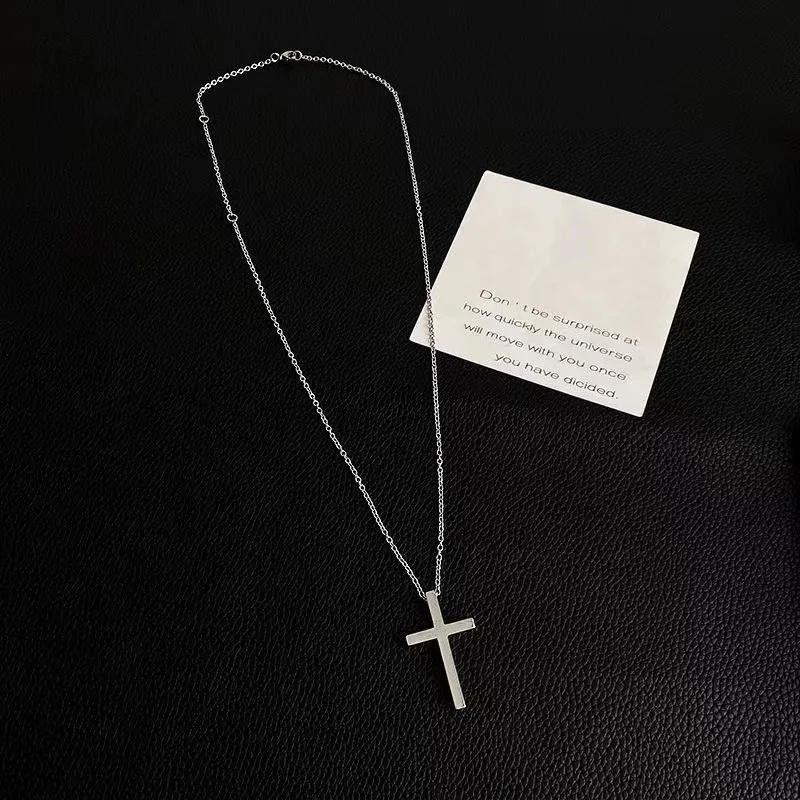 TV-Serie Mein Dämon Kang Song Mode Personalisierung Halskette Unisex Kreuz Anhänger Choker Schmuck Zubehör Geschenke