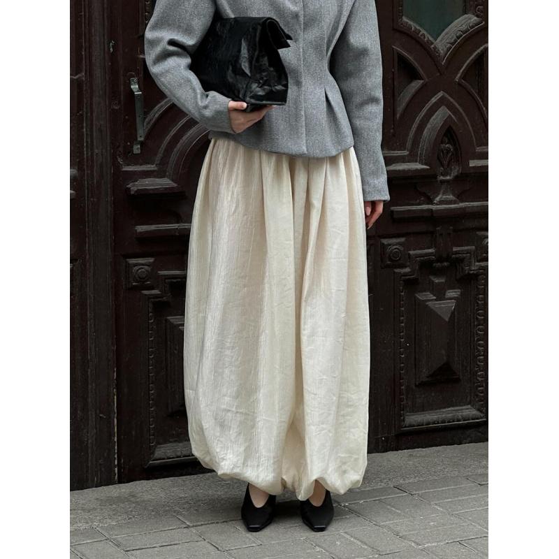 Spring And Summer Woman Loose-Fitting Versatile Long Lantern Pants With A Stylish Design Casual And Suitable For European And American Commuting