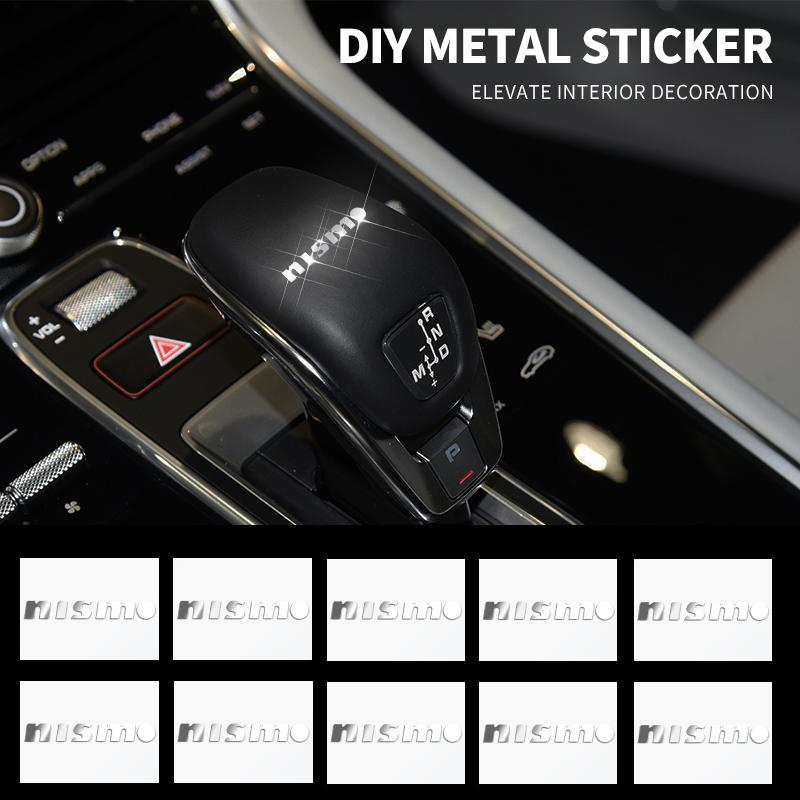 Naklejki Dekoracyjne Personalizowane 3D Metalowe Logo Samochodowe Akcesoria Samochodowe Do Nissan Nismo Tiida Teana Skyline X-trail Almera