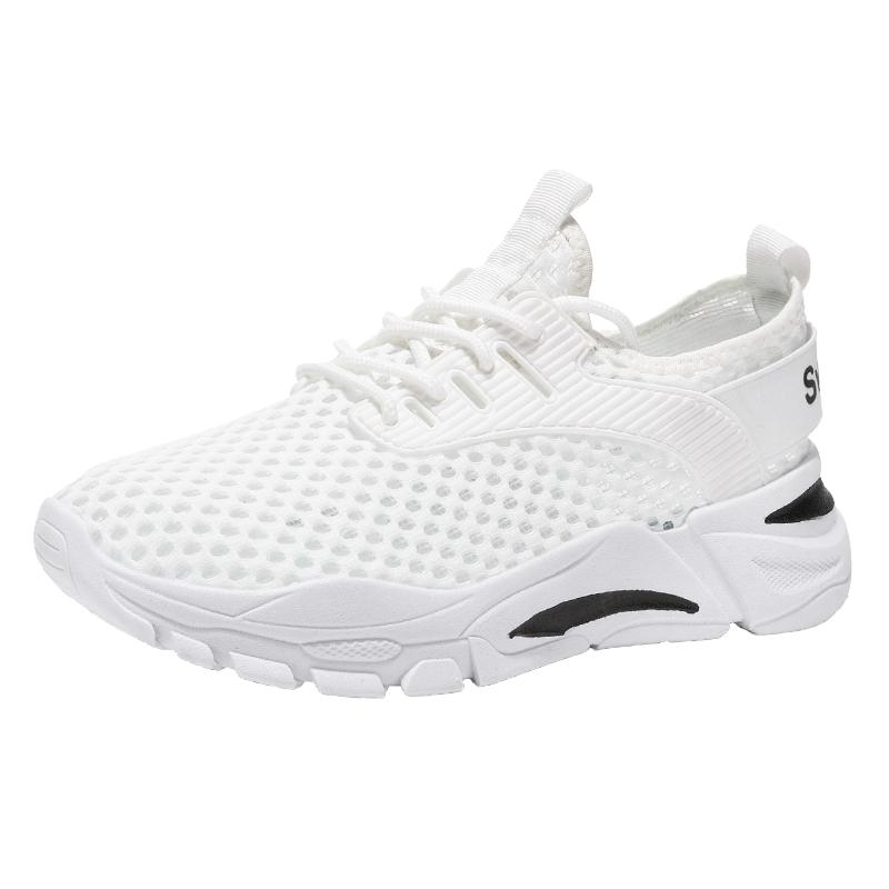 

Мужская повседневная обувь Летняя дышащая сетка Мужская обувь Легкие кроссовки для бега Мягкие кроссовки для бега трусцой Теннис Спортивная обувь Размер 39-44 39 белый