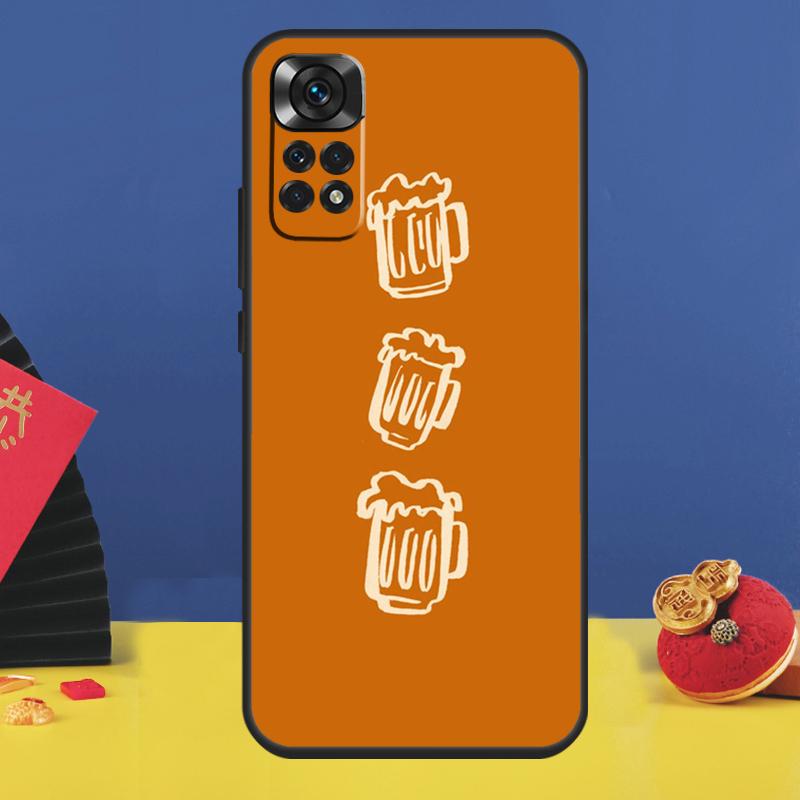 

Pretzel Beer Pattern Phone Case For Xiaomi Redmi Note 14 Pro 13 12 11 9 10 15 Pro Plus 10C 12C 14C 13C 15C Cover Redmi Note 12 4G