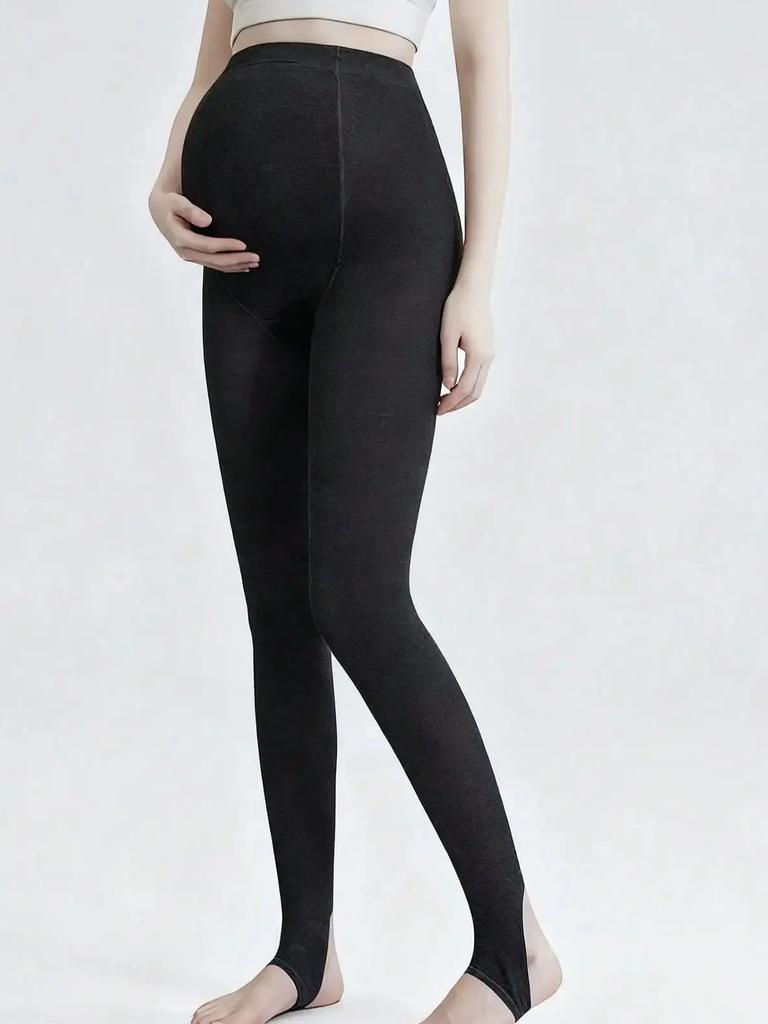 1 Adet Hamile Seksi Siyah Gri Külotlu Çorap Kadın Yüksek Esnek Uyum Hamilelik Ev Dinlenmesi, Doğum Öncesi Kontrol Kıyafetleri İçin Uygundur,