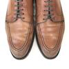 Polo Ralph Lauren Leather Goodyear Welt U Tip Shoes Size 25.5 Brown Dress Business Shoes(USED)