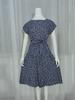 2025 European & American Summer Floral Lace Dress - Casual Short-Sleeved Pleated Skirt