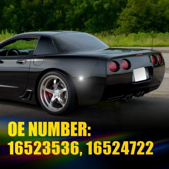 Rear Side Marker Light Housings For 1997-2004 Chevrolet Corvette C5 Smoked EOOK