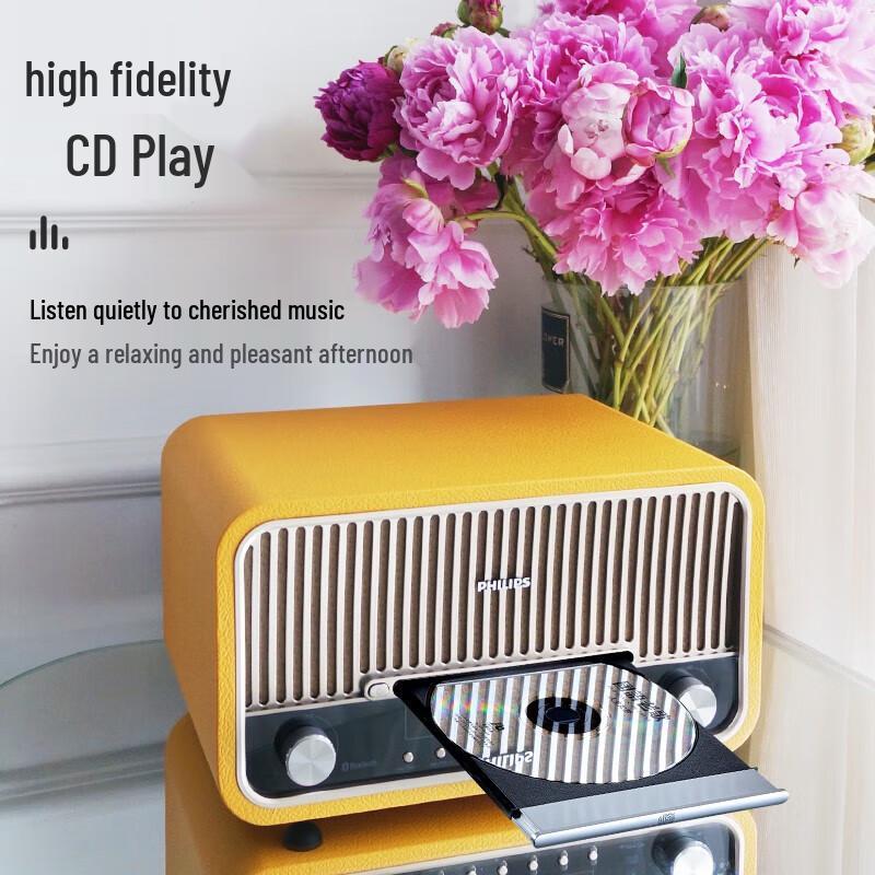 Philips TAM6208 Hi-Fi Bluetooth CD Player & Retro Radio