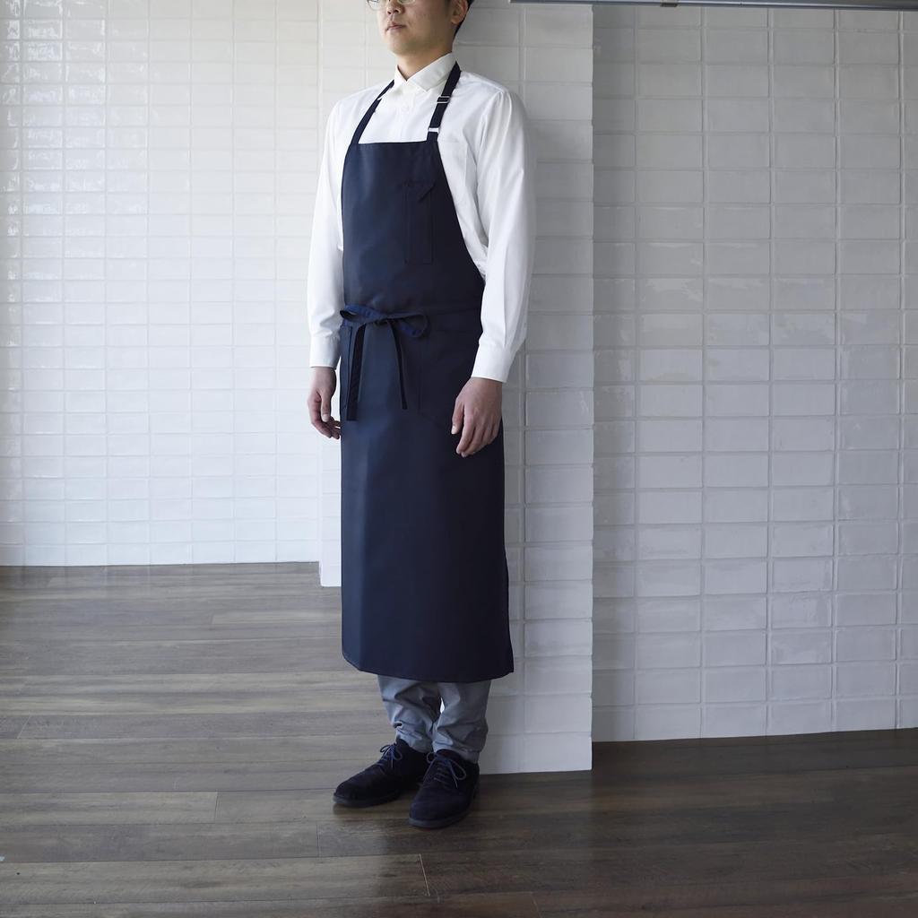 CT2363 Haklappsförkläde Marinblått One Size [Seven Uniform] CT2363-1