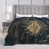 Marauders Map Blanket  Super Soft Pattern Plush Throw Blanket For Living Room Travel Flannel Bedspread Bed Cover