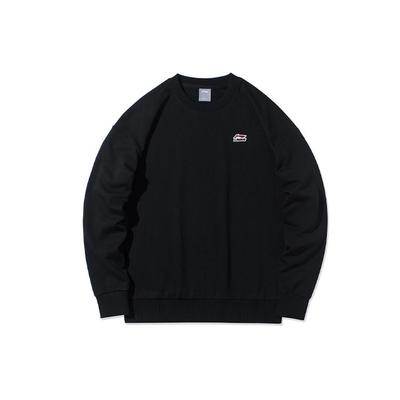Li Ning Sportmode Kollektion Sweatshirt Herren Schwarz AWDR575-1