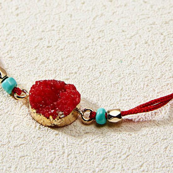 Unisex Bracelet Imitation Natural Stone Adjustable Men Women Korean Style Wear-resistant Bracelet Jewelry Gifts