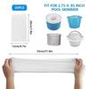 20 Pieces Pool Skimmer Filter,Pool Skimmer Socks,Pool Filter Net,Pool Nylon Fabric Filters,for Skimmer Basket Clean Debris