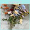 Silk Artificial Daisy Flower For Wedding Aisle And Home Fashion Decorations