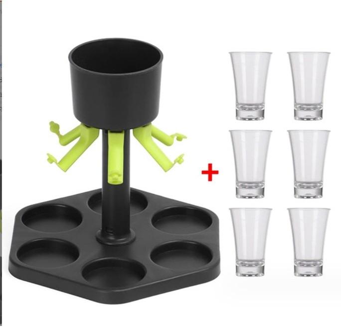 Wine Hexagonal Fair Divider Party Pour Dispenser Tray Set Of Supplies Tools