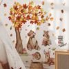 Ms7624 Herbsternte Bär Igel Elch Tier Wandaufkleber Wohnzimmer Schlafzimmer Hintergrund Dekorationsaufkleber, Große Menge Verhandelbar