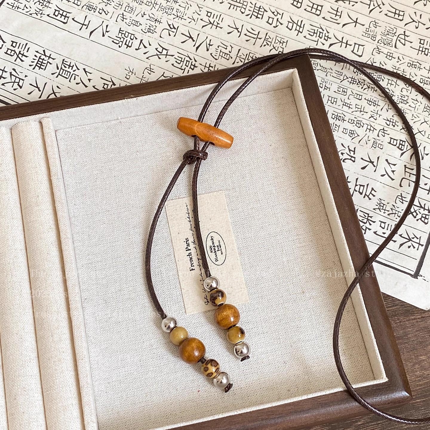 

Bohemian Vintage Beaded Tassel Necklace for Women - 2025 Holiday Style