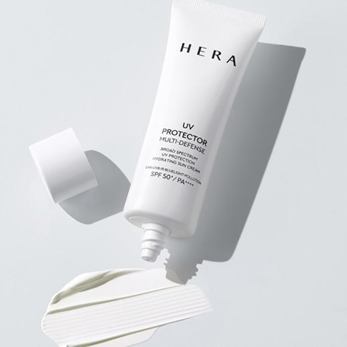 Hera UV Protector Multi-Defense Sun Cream SPF50+ PA++++ – Anti-Ageing & Brightening Daily UV Shield, Korean