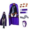 Stunning Anime Teen Titan Raven Costume For Cosplay And Themed Parties