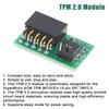 Tpm 2.0 Module Spi Interface Vertical Stable High Safety 9670 Chipset 10Pin Module For Supermicro Aom Tpm 9670V S