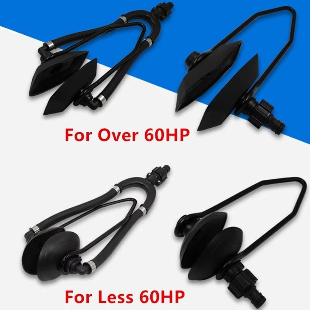 Universal Boat Outboard Motor Water Flusher Dual Feed Motor Ear Muff Cups Boat Outboard Motor Cleaner Large Round Rectangular