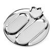 4Pcs/set Metal Storage Tray Oval Heart-shaped Tray Snack Fruit Cosmetics Jewelry Organizer Collect