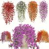 Artificial Morning Glory Flower UV Resistant Hanging Flowers Silk Morning Glory Garden Wedding Decoration Outdoor Hanging Plants