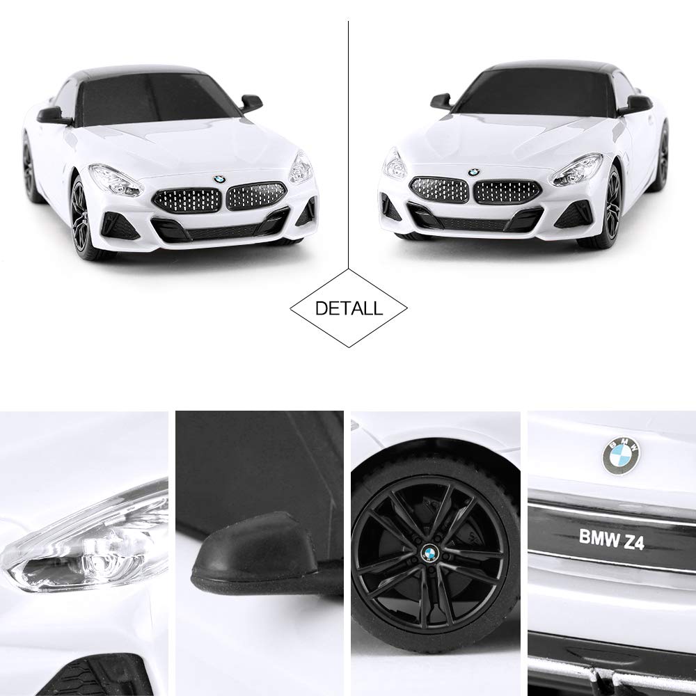 BMW Z4 Roadster RC Model Car Toy Car Remote Control Car White 1/24 2.4GHz