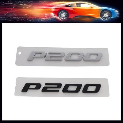 3D Prémiové P200 P 200 pro auto Blatník Kufr Zadní Kapota Samolepka Znak Odznak Sticker