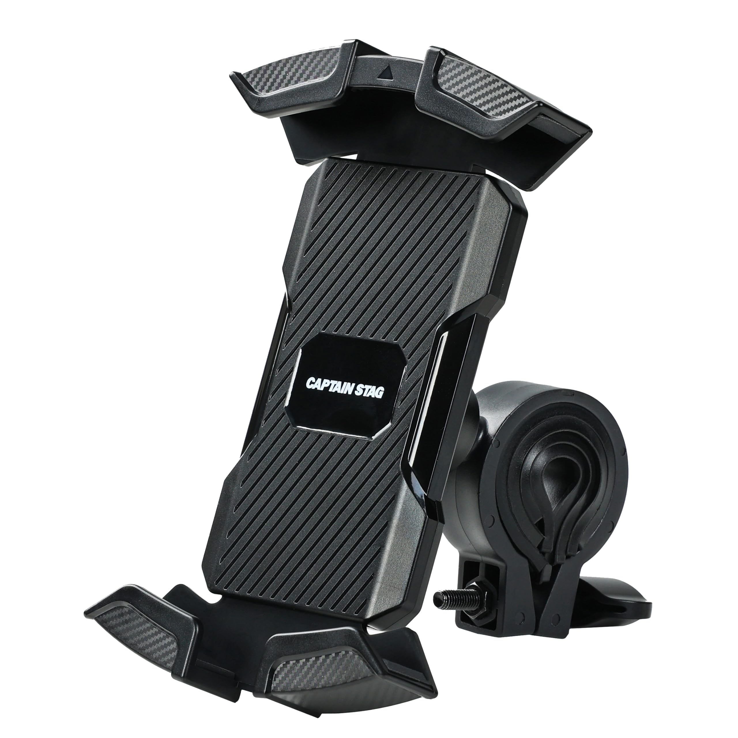 

Captain Stag Велосипедный Смартфон Легко Совместимый с Множеством Регулируемых Креплений (КАПИТАН ОЛЕНЬ) Держатель, Подставка, Установка, Устройства, Угол, 360-градусный чёрный