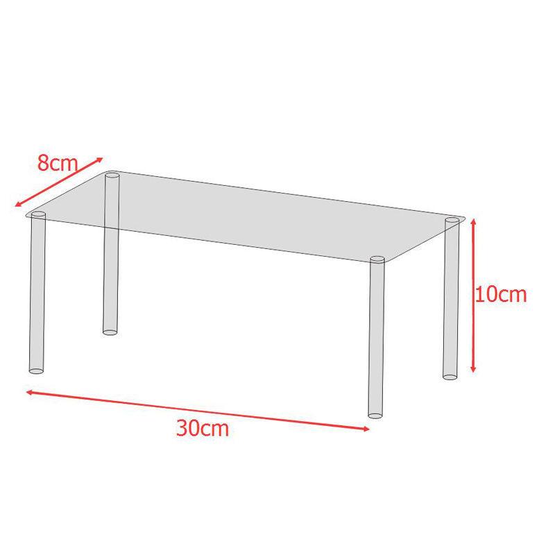 Clear Acrylic Display Riser Stand for Funko POP Figures, Cupcake Cosmetic Perfume Clay Doll Jewelry for Display Stand Organizer