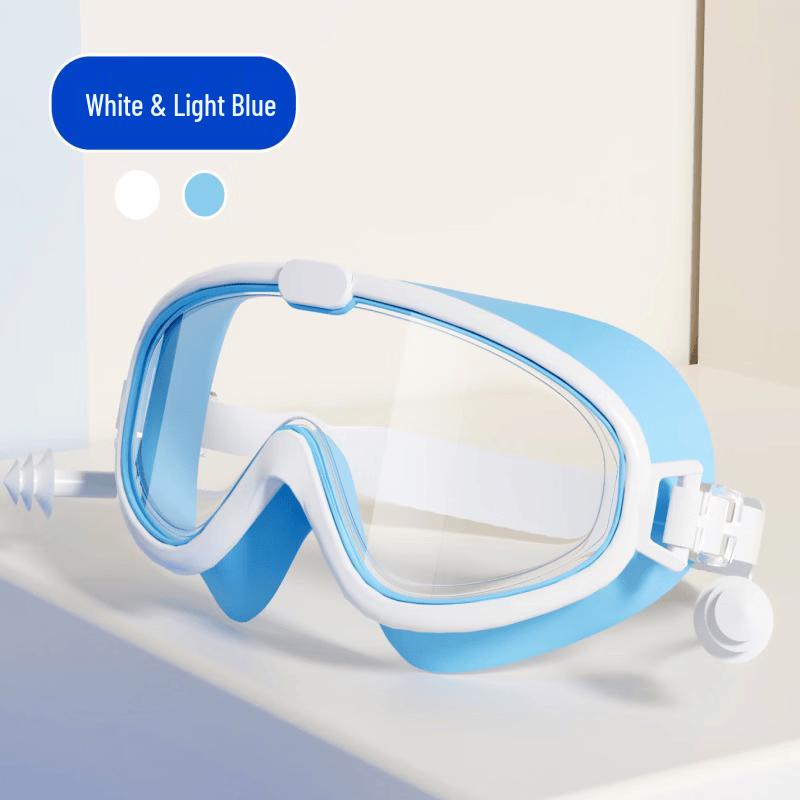 Children s Anti-fog Waterproof Large Frame Swimming Goggles