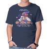 Unisex Crew Neck T-Shirt Basic Witch Season Graphic Short Sleeve Casual Tee