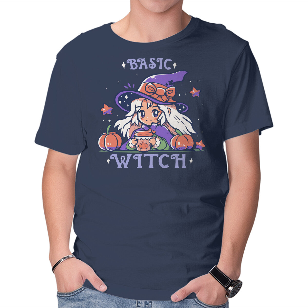 Unisex Crew Neck T-Shirt Basic Witch Season Graphic Short Sleeve Casual Tee XL