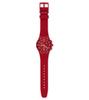 Watch New Chrono Plastic RED STEP SUSR404 Regular Imported Product [Swatch] (Red Step) Men's