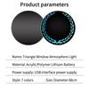 Car Triangle Window LED Decorate Light Smart Atmosphere Lamp Luminous For Porsche 911 718 Taycan Panamera Cayenne Macan CaymanA