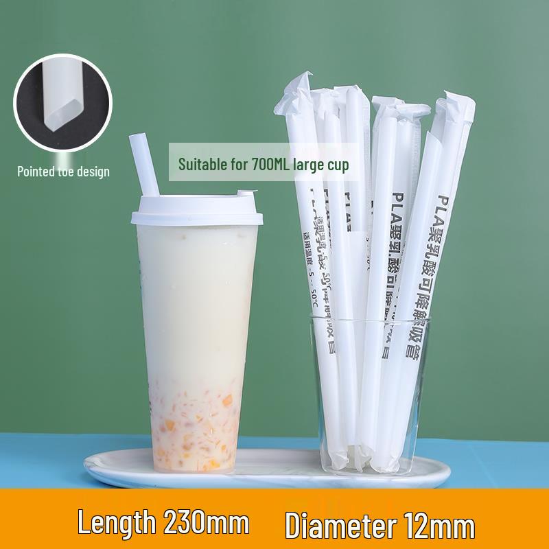 COFLYEE Biodegradable PLA Disposable Straws
