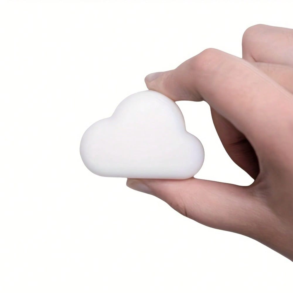 1PCS Wall-Mounted Cloud Toothpaste Holders, Creative Hooks for Toothpaste, Storage Racks 1PC белый