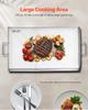 36x22 in Flat Top Griddle Stainless Steel Universal BBQ Grill Pan Cookware