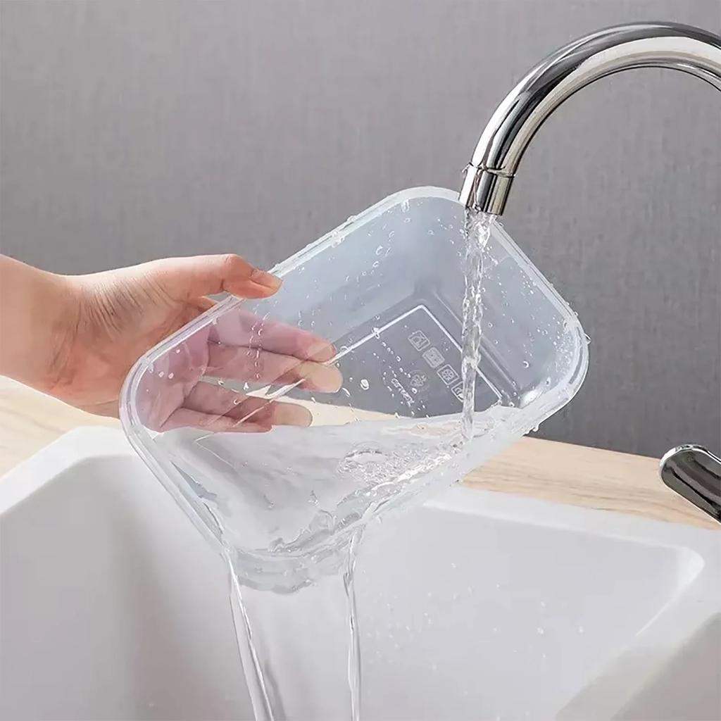 Vakuum Lebensmittelaufbewahrungsbox Transparenter Aufbewahrungsbehälter Kühlschrank-Organizer Mikrowellengeeignet Frischhalte-Versiegelungsbox Lebensmittelspender