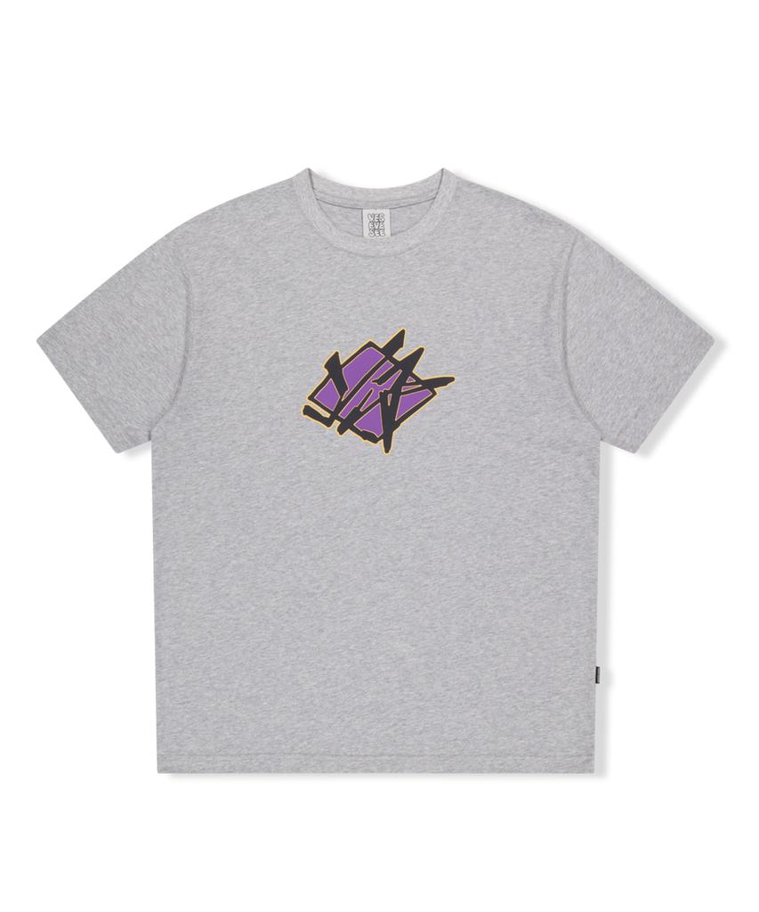 YESEYESEE Y.E.S Sign Tee Grey