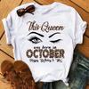 It's My Birthday Print T Shirt Women Red Lips Wink Eye Graphic Short Sleeve Birthday Party Casual Summer Tee For Her