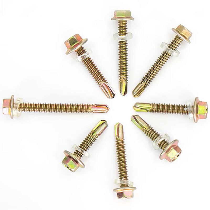 IRIR Color Zinc Self-Drilling Hex Head Screws