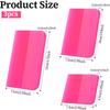 3Pcs Pink Car PPF Squeegee TPU Rubber Scraper Anti-Scratch for PPF Film Vinyl Wrap Window Tint Tool Windshield Cleaning Kit