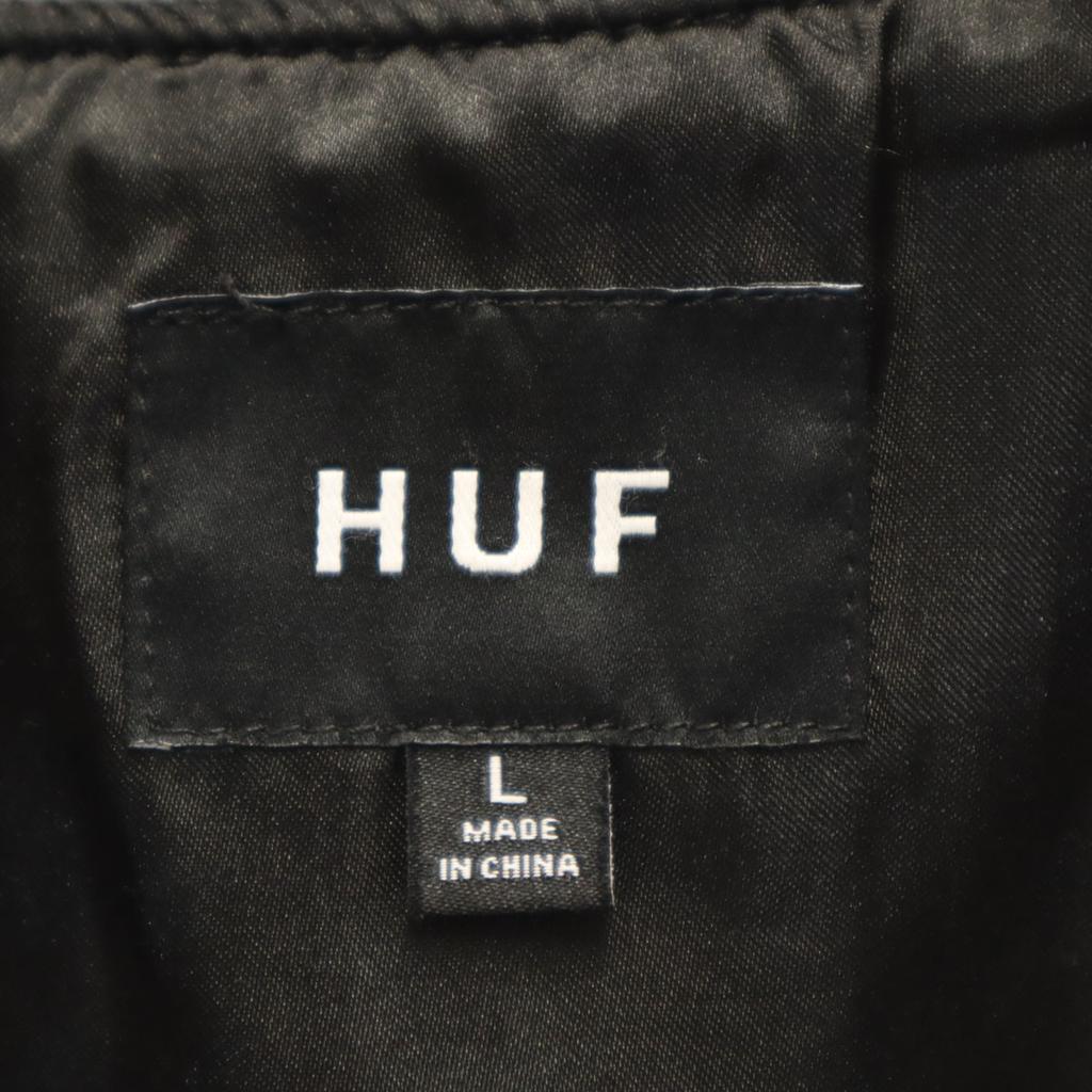 HUF Velor Blouson L black Men's Used