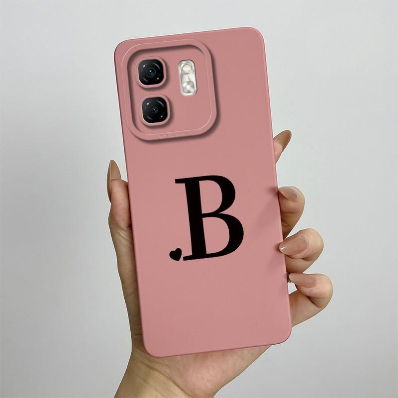 For Infinix Smart 9 Case Infinix Hot 50i Phone Cases X6532 X6531 X6531B Cute Letters Soft Silicone Back Cover Fundas Coque Shell