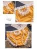 Women's Cute Bowknot Lace Mid-Waist Cotton Panties
