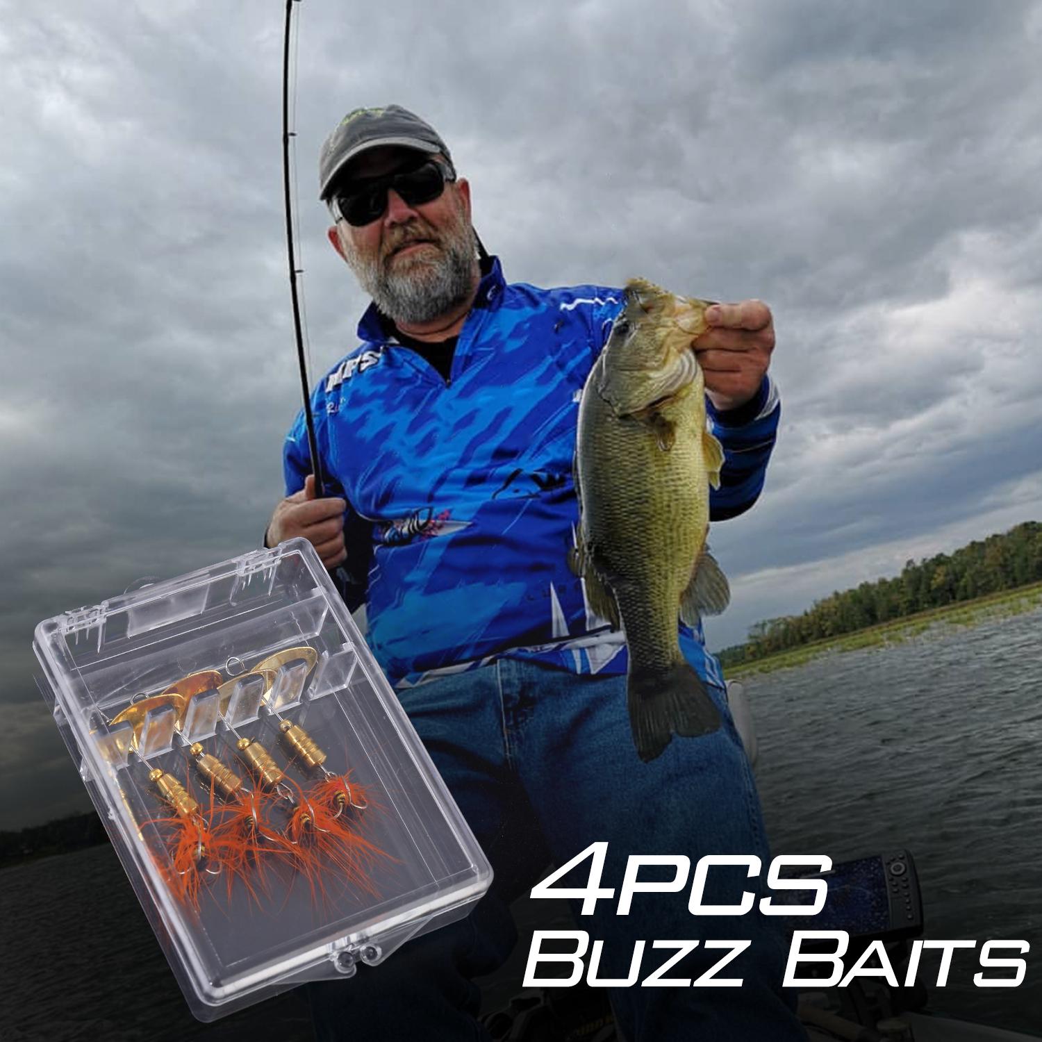 

Рыболовные приманки, 5 шт. с коробкой, металлические приманки для отсадки, рыболовные приманки, свинцовые крючки, искусственная приманка-спиннер, приманки 5pcs золотой/оранжевый