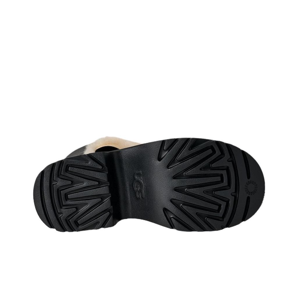 UGG Classic Novelty Esmee Warm Leather Fashionable Snow Boots Women boots Black 1172590-BLK